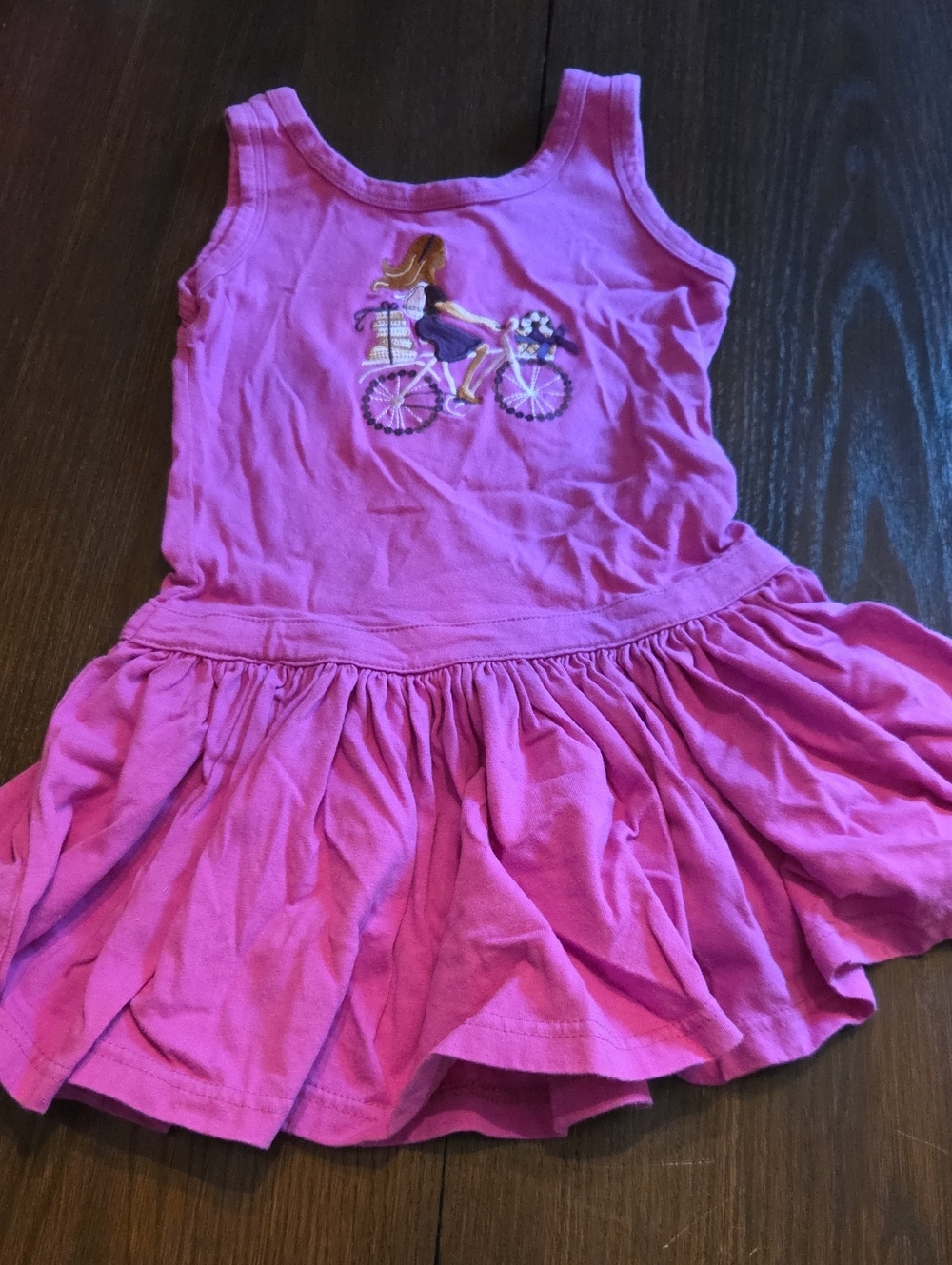 Maggie & Zoe Hot Pink Sleeveless Bicycle Dress